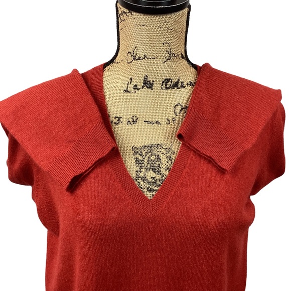 Saks 5th Avenue Classic Cashmere Sweater Amber - Picture 9 of 11